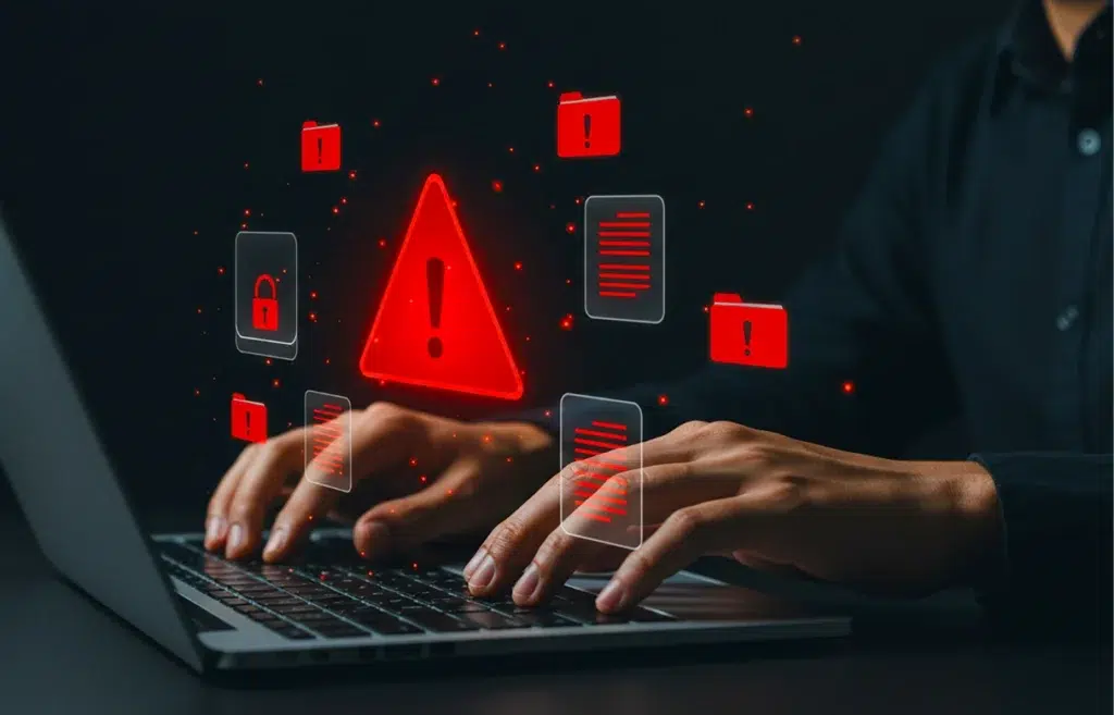 cybersecurity-threat-hacker-alert-laptop-with-warning-signs