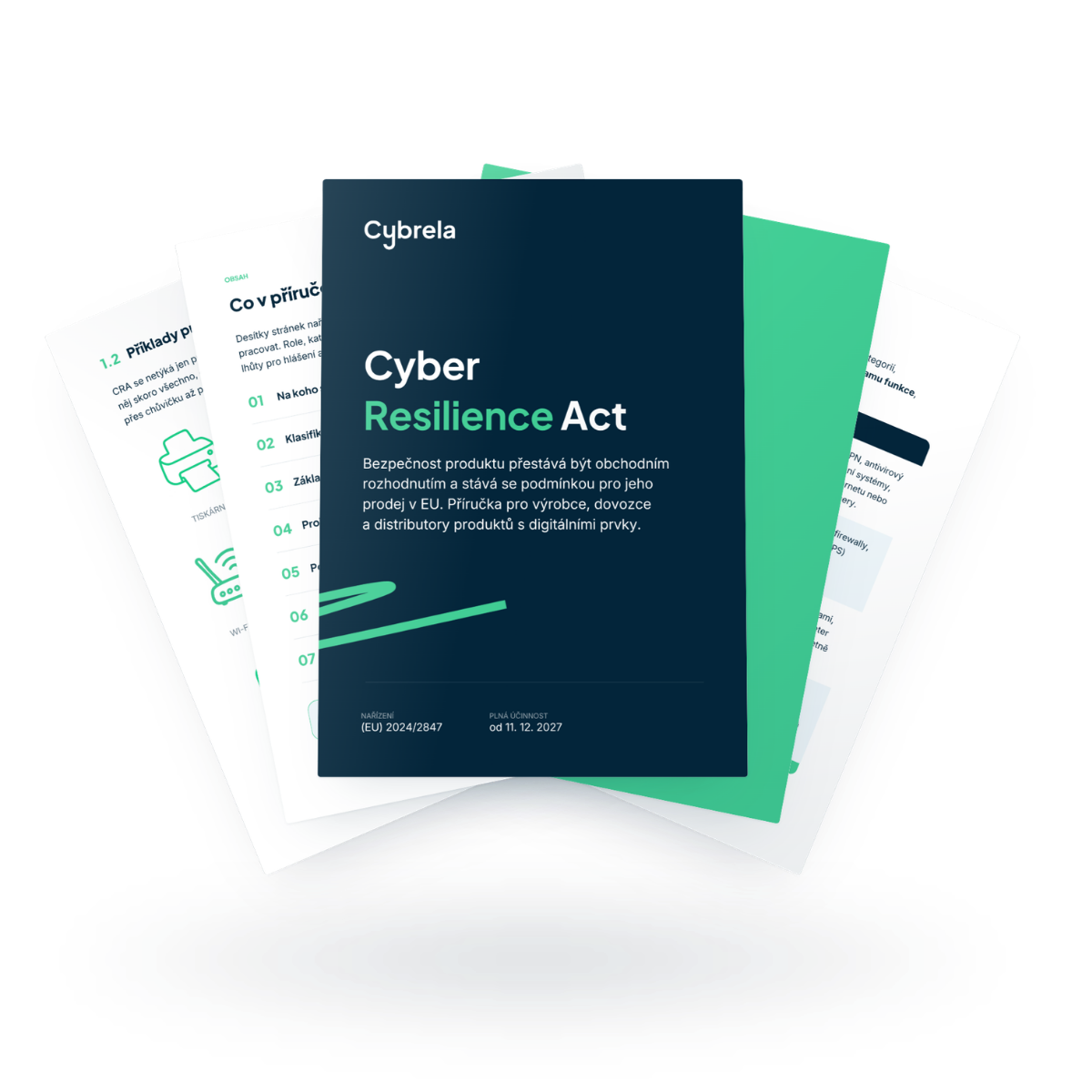 Příručka Cyber Resilience Act. Vytvořeno konzultanty Cybrela.